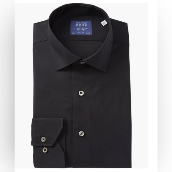 Lorenzo Uomo Other - NWT Lorenzo Uomo long sleeve performance stretch trim fit shirt 17.5 X 34/35